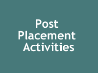 Post placement activities